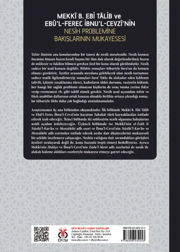 Mekkî b. Ebi Tâlib ve Ebû’l-Ferec İbnu’l-Cevzî’nin Nesih Problemine Ba Mekkî b. Ebi Tâlib ve Ebû’l-Ferec İbnu’l-Cevzî’nin Nesih Problemine Ba