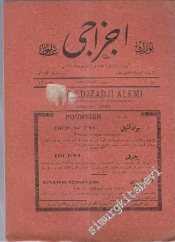 OSMANLICA: Türk Eczacı Alemi: Ayda bir çıkar fenni, iktisadi ve içtimai meslek gazetesi -     1   1928