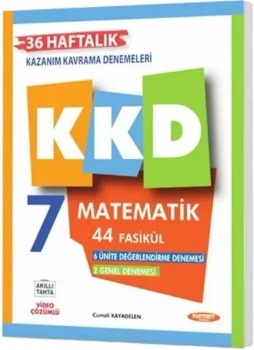 Kurmay ELT 7. Sınıf Matematik Haftalık Kazanım Kavrama Denemeleri