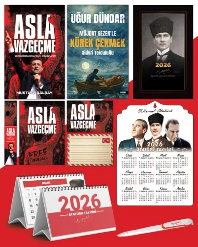 Asla Vazgeçme - Ayraç - Kartpostal - Poster - Müjdat Gezenle Kürek Çek