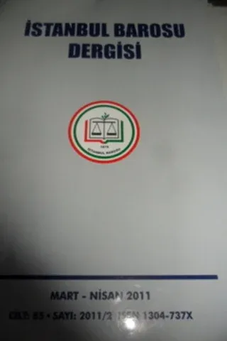 İstanbul Barosu Dergisi 2011 / 2