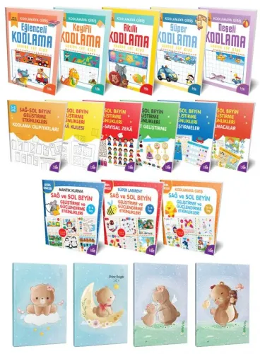 Kodlama 14lü Kitap Seti ve 4 Defter-4 - Halkkitabevi