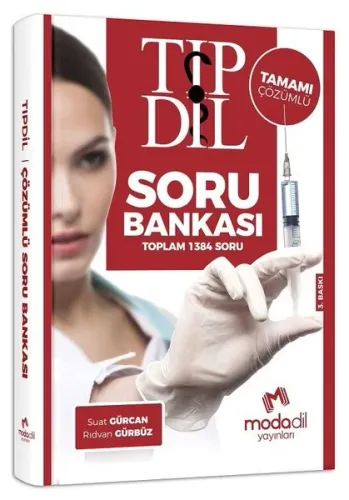 Modadil Yayınları TIPDİL Sınavı Tamamı Çözümlü Soru Bankası
