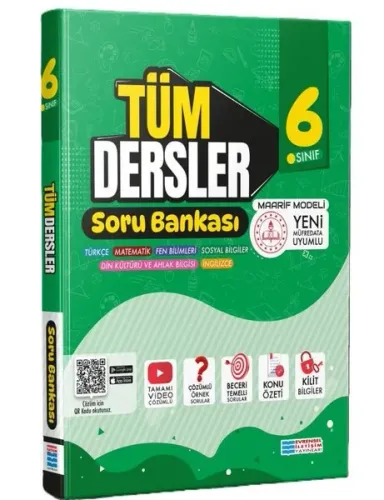 6. Sınıf Tüm Dersler Soru Bankası (Maarif Model)