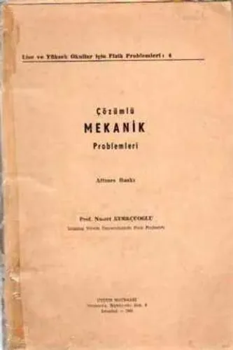 Çözümlü Mkenaik Problemleri
