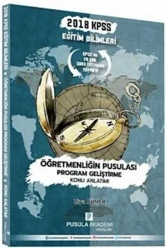 Pusula Akademi KPSS Eğitim Bilimleri Öğretmenliğin Pusulası Program Geliştirme Konu Anlatımı 2018