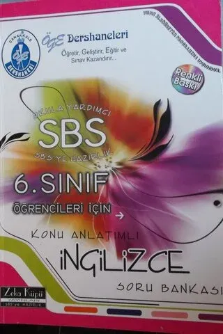 6. Sınıf SBS İngilizce Konu Anlatımlı Soru Bankası
