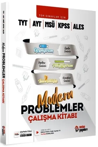 Metin Yayınları Tüm Sınavlar İçin Modern Problemler Çalışma Kitabı