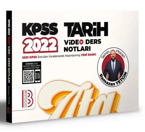 2022 KPSS Tarih Video Ders Notları