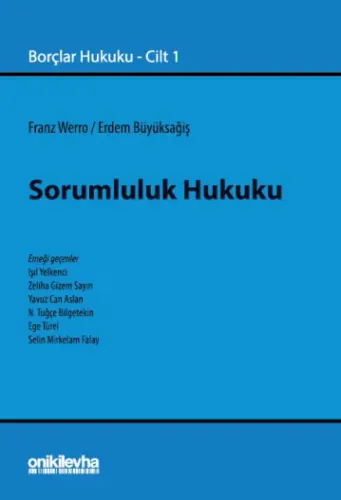 Sorumluluk Hukuku - Borçlar Hukuku Cilt 1
