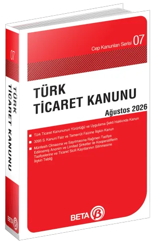 Türk Ticaret Kanunu Cep Serisi 2026 Celal Ülgen