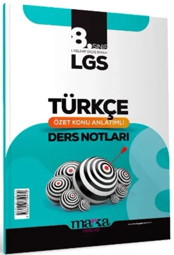 Marka Yayınları 8. Sınıf LGS Türkçe Özet Konu Anlatımlı Ders Notları