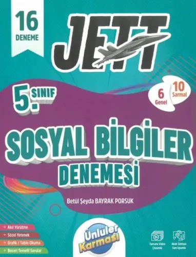 Ünlüler Karması 5. Sınıf Jett Sosyal Bilgiler 16 Deneme Seti