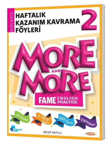 Kurmay ELT More and More English 2 Haftalık Kazanım Kavrama Föyleri