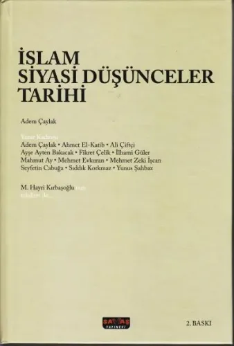 İslam Siyasi Düşünceler Tarihi