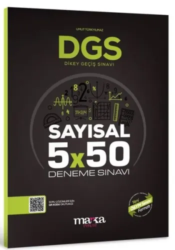 Marka Yayınları 2024 DGS Sayısal 5x50 Deneme PDF Çözümlü