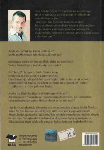 Yatağımdaki Yabancı Sinan Akyüz Alfa Yayınları %60 indirimli