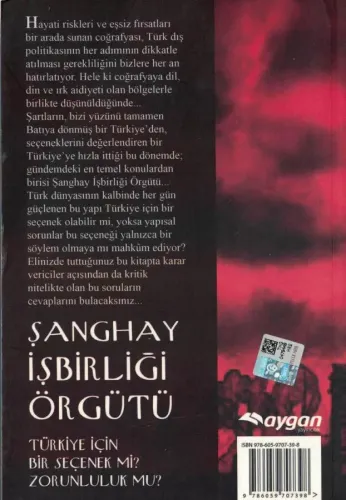 Şanghay İşbirliği Örgütü Gökçen Oğan Aygan Yayınevi %50 indirimli