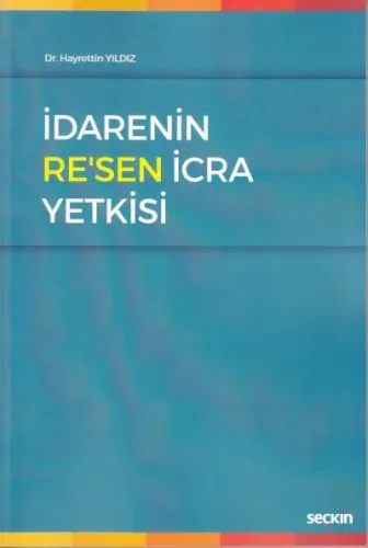 İdarenin Re'sen İcra Yetkisi Hayrettin Yıldız