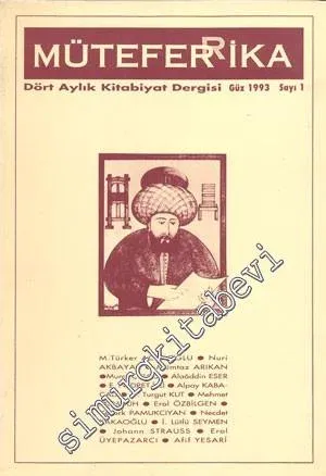 Müteferrika Kitabiyat Dergisi - Sayı: 1      Güz 1993