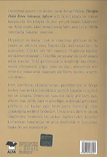 Yüreğim Hala Biten Aşkımıza Ağlıyor (imzalı) Şenay Düdek Alfa Yayınlar