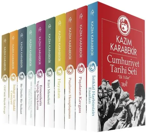 Cumhuriyet Tarihi Seti - İlk Yıllar (10 Kitap Lüx Kutulu) | benlikitap