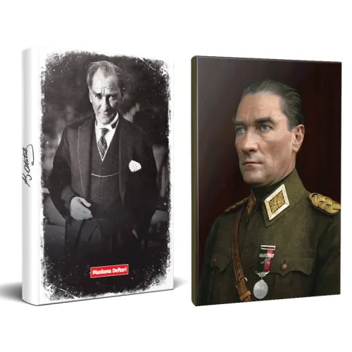 2li Atatürk 64 Sayfa 13,5x19,5cm Defter ve 176 Sayfa Planlama Defteri 