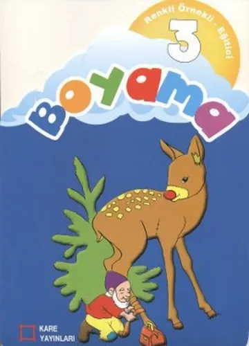 Renkli Örnekli Eğitici Boyama 3