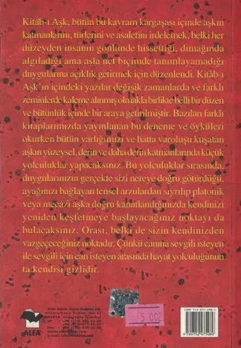 Kitab-ı Aşk İskender Pala Alfa Yayınları %50 indirimli