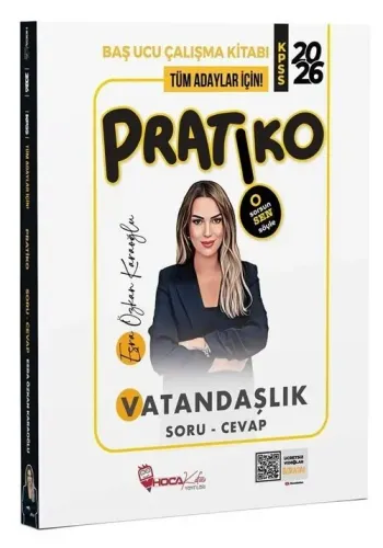 Hoca Kafası Yayınları 2026 KPSS Vatandaşlık Pratiko Soru Cevap Çalışma