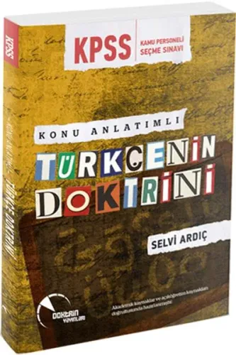 Doktrin KPSS Türkçenin Doktrini Konu Anlatımlı