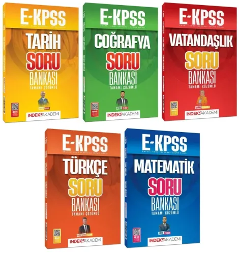 İndeks Akademi 2026 EKPSS Soru Bankası 5'li Set