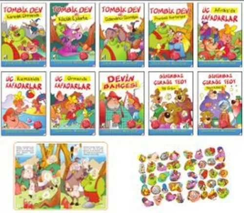 Çıkartmalı Masallar ( 10 Kitap )