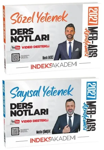 İndeks Akademi 2027 MEB-AGS Sözel ve Sayısal Yetenek Ders Notları 2'li Set