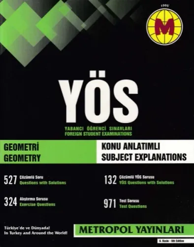 YÖS Geometri Konu Açıklamalı Örnek Çözümlü