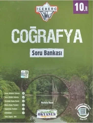 Okyanus Yayınları 10. Sınıf Coğrafya Iceberg Soru Bankası