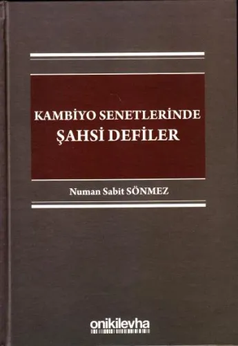 Kambiyo Senetlerinde Şahsi Defiler