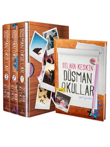 Düşman Okullar Serisi Set Ciltli Dilara Keskin