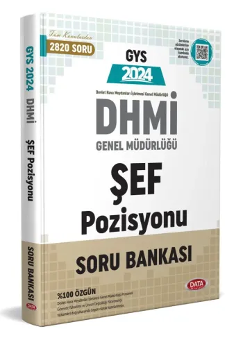 KELEPİR Data Yayınları 2024 DHMİ Genel Müdürlüğü Şef Pozisyonu GYS Soru Bankası