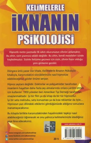 Kelimelerle İknanın Psikolojisi Joe Vitale Yakamoz Yayıncılık %20 indi