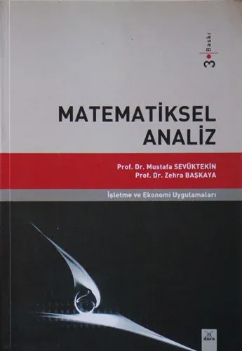 İşletme ve Ekonomi Uygulamaları Matematiksel Analiz