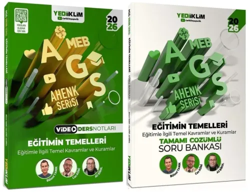 Yediiklim Yayınları 2026 MEB-AGS Ahenk Serisi Eğitimin Temelleri Video