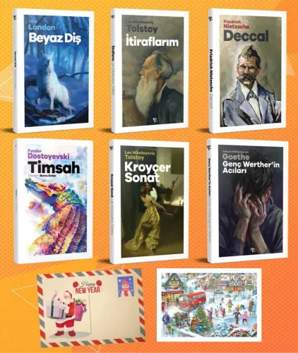 Dünya Klasikleri Altılı Set - 7 ve Kartpostal - Halkkitabevi