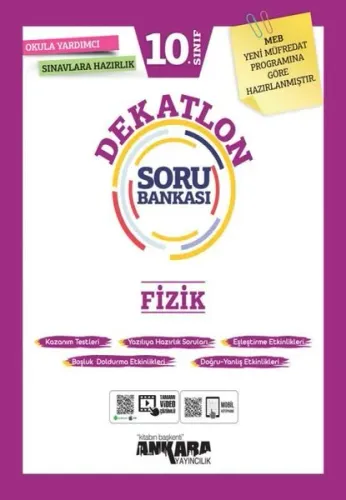 Ankara Yayıncılık 10. Sınıf Fizik Dekatlon Soru Bankası