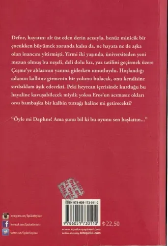 Eros'un Okları Eylül Sancaktar Epsilon Yayıncılık %50 indirimli