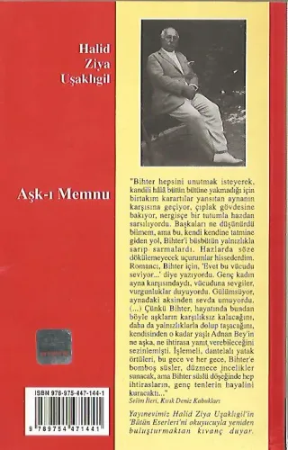 Aşk-ı Memnu Halid Ziya Uşaklıgil Özgür Yayınları %75 indirimli