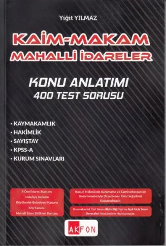 Kaim - Makam Mahalli İdareler