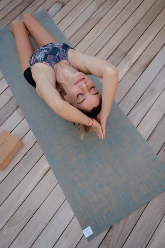 Jute Series - Mavi Yoga ve Pilates Matı