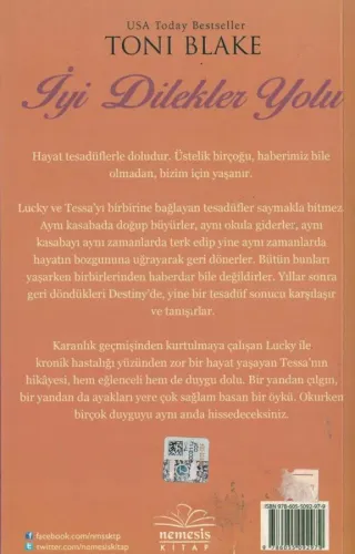 İyi Dilekler Yolu Toni Blake Nemesis Kitap %40 indirimli