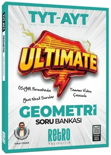 Retro Yayıncılık TYT AYT Geometri Ultimate Soru Bankası Çözümlü